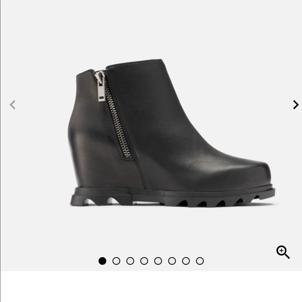 Joan of Arctic Wedge, sea salt black, 8.5